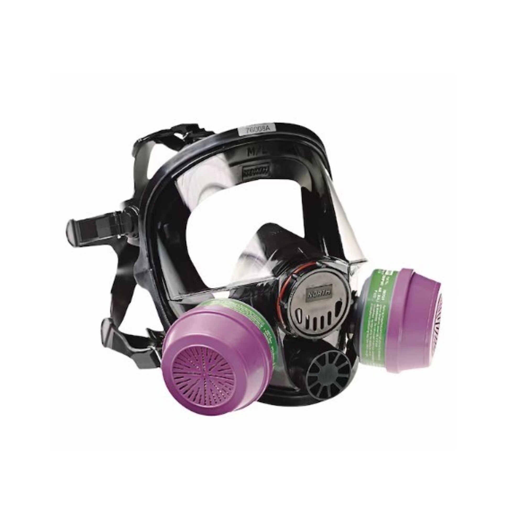 Honeywell North Safety, 7600 Series Full Facepiece Respirator- Size M/L, Color Black, Mask Size L, Included (qty.) 1 Model# NOR760008A
